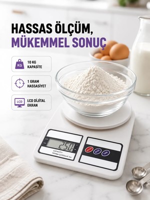 Mossem Taşınabilir Dijital Terazi – Çift Ölçü Birimi Destekli