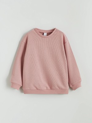 Lc Waikiki Yeni Sezon Bisiklet Yaka Kız Bebek Sweatshirt