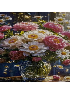 5d Yapışan Boncuk Mozaik Tablo 40 * 50 cm S33