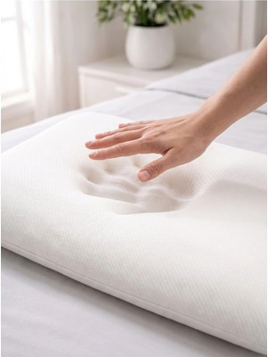 Gensco Uyku Dostu Visco Yastık 40X60 cm Antibakteriyel Ortopedik Yastık