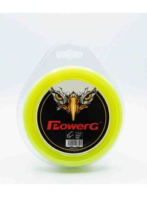 PowerG ​tırpan Misinası  -  Yuvarlak   - 2 mm Kalınlık - 15  Metre Uzunluk, Profesyonel Kesim