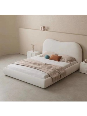 Hmz Deffi Modern Tasarım Beyaz Tek Kişilik Çocuk Yatağı 140 x 200 cm