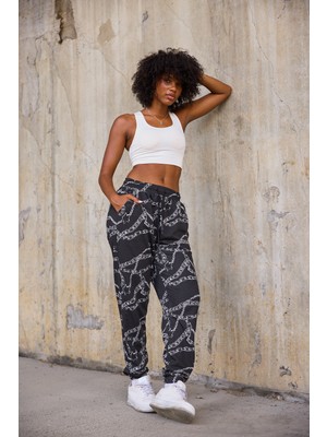 Superblue Kadın Bel Paça Lastikli Jogger Pantolon