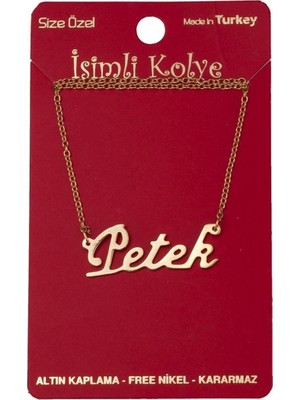 Petek Isimli Kolye (Kişiye Özel)