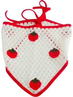Çilek Örme Bohem Bandana