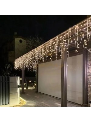 3m 100 LED Çakarlı IP65 Dış Mekan Saçak Perde