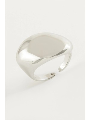 Oval Metal Yüzük