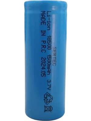 3.7V Li-Ion 18500 1500 Mah 10C Şarjlı Pil
