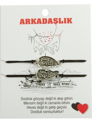 Best Friends Arkadaş Deri Bileklik