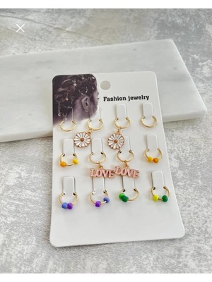 Emk Shop 12'li Saç Yüzüğü Saç Örgü Boncuğu Saç Halkaları