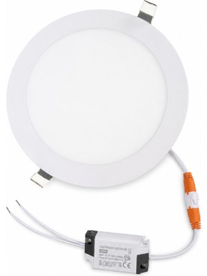 Akıllıelma-Leva LV-3093 LED Panel Yuvarlak Slım Sıva Altı 15W Beyaz 19CM