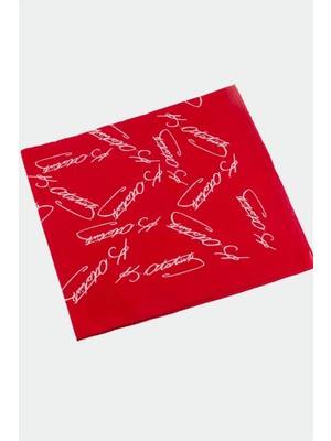 Atatürk Imzalı Desenli Bandana 50*50