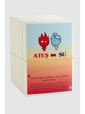 Ateş Su Bileklik Kartı