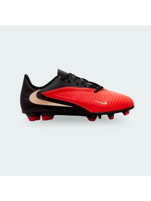 Nike HM9202-600 Jr Phantom 6 Low Club Fg/mg Krampon Siyah-Kırmızı
