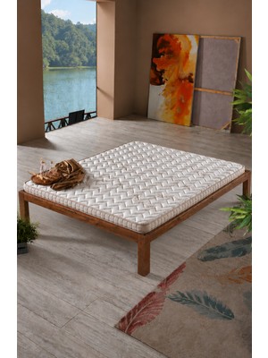 Asroyallüks Bamboo Cloud Konfor Kuş Tüyü Yatak Pedi Şiltesi, Ölçü Seçenekli (8 Cm)