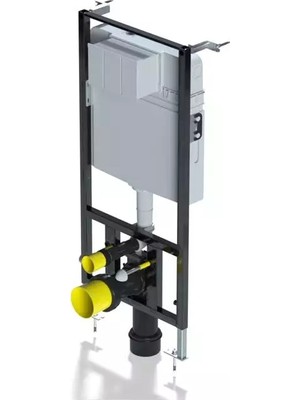 Serel Smooth Asma Klozet Için Duvar Önü Hızlı Montaj Sistem - Krom - T022113