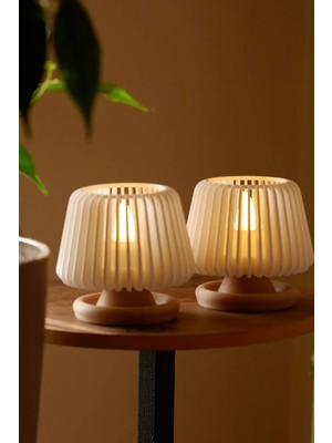Empressco Dekoratif LED Tealight Mumluk | Masaüstü Aydınlatma | 2'li Set