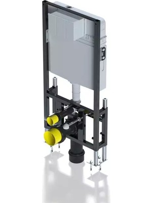 Serel Smooth Asma Klozet Için Yere Hızlı Montaj - Krom - T022117