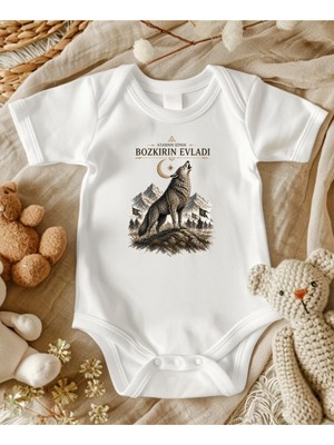 Lupi Bozkurt Desenli Bebek Zıbın