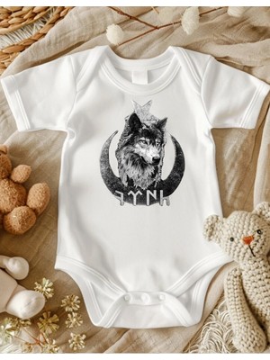 Lupi Bozkurt Yazılı Bebek Zıbın