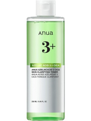 Anua Azelaic Acid 3 Cica Skin Clarifying Toner Yatıştırıcı Cilt Toniği 250 ml
