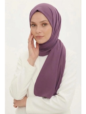 Flora Tekstil Medine Ipeği Şal - Açık Mor