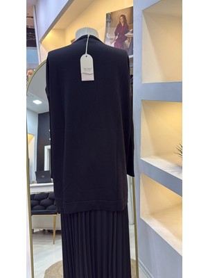 Nuss Triko Tunik Siyah K116