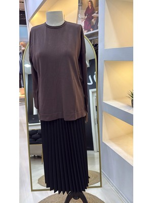 Nuss Triko Tunik Kahve K116