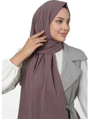 Flora Tekstil Medine Ipeği Şal - Vizon Rengi