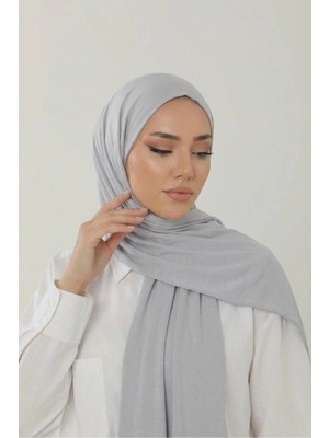 Flora Tekstil Penye Şal - Kadın Tesettür Jersey Hijab Lycra Shawl