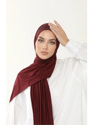 Flora Tekstil Penye Şal - Kadın Tesettür Jersey Hijab Lycra Shawl