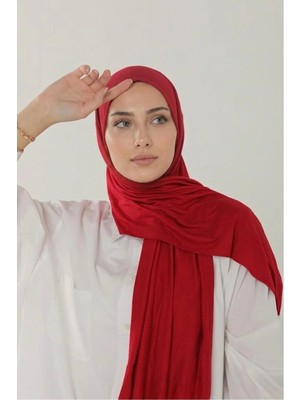 Flora Tekstil Penye Şal - Kadın Tesettür Jersey Hijab Lycra Shawl