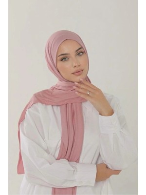 Flora Tekstil Penye Şal - Kadın Tesettür Jersey Hijab Lycra Shawl