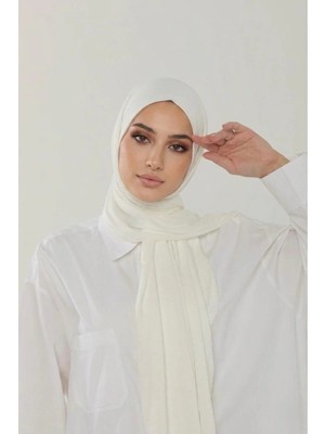 Flora Tekstil Penye Şal - Kadın Tesettür Jersey Hijab Lycra Shawl