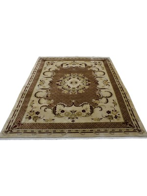 Kilim Antik 7m2 El Dokuma Çin Yün Salon Halısı 1654 - Yeni - Çok Renkli