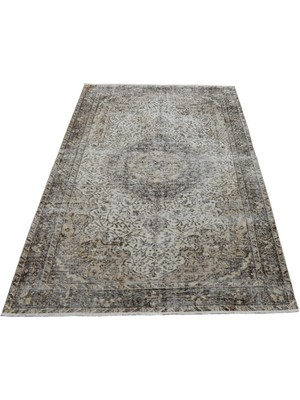 Kilim Antik El Dokuma 4m2 Eskitme Naturel Yün Halı 1656 - Vintage - Çok Renkli