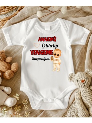 Lupi Yengeme Kaçacağım Yazılı Bebek Zıbın