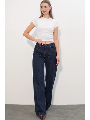 Hiccup Kadınlar Bdart Kadın Pamuklu Jean Koyu Mavi Denim
