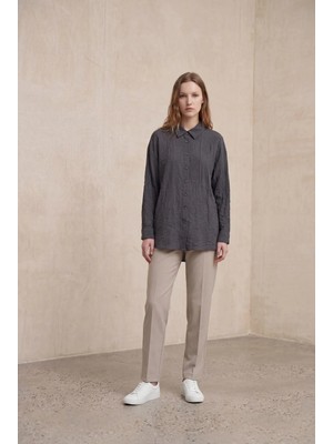 Kado Moda Modal Crash Kado Oversize Gömlek