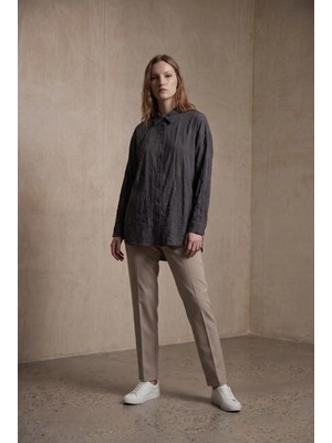 Kado Moda Modal Crash Kado Oversize Gömlek