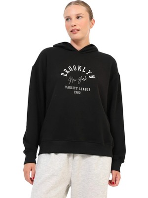 Kinetix Sweatshirt Kadın Siyah Wl 17NUTS