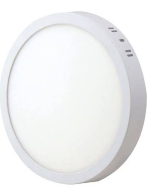Drl 24W LED Panel Yuvarlak Sıva Üstü Beyaz 6500K