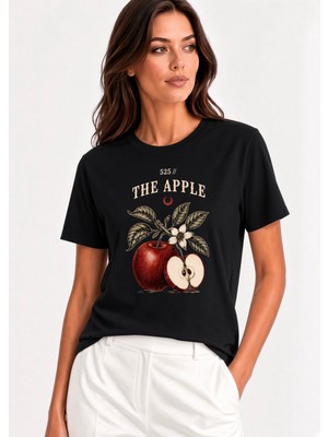 525 Üzüm Baskılı Oversize Unisex T-Shirt