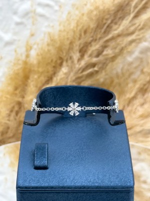 Livora Jewelry 925 Ayar Gümüş 3'li Lotus Şıklık Kadın Bileklik