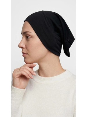 Flora Tekstil Önü Dikişsiz Hazır Pratik Geçmeli Düz Boru Bone