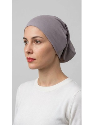 Flora Tekstil Önü Dikişsiz Hazır Pratik Geçmeli Düz Boru Bone