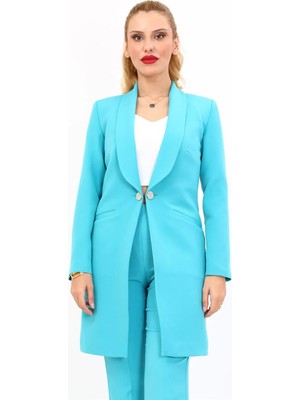 Önder Özsoy Helen Ceket-Turkuaz - 1004100
