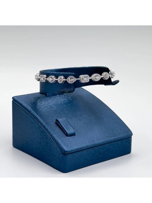 Livora Jewelry 925 Ayar Gümüş Pırlanta Montür Zirkon Taşlı Kadın Bileklik
