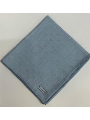 Vakko Monogram Pamuk Ipek Eşarp 3000655-AÇIK Yeşil