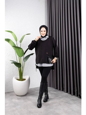 Afili Butik Gömlek Yakali̇  Iki̇ Ipli̇kli̇ Tuni̇k